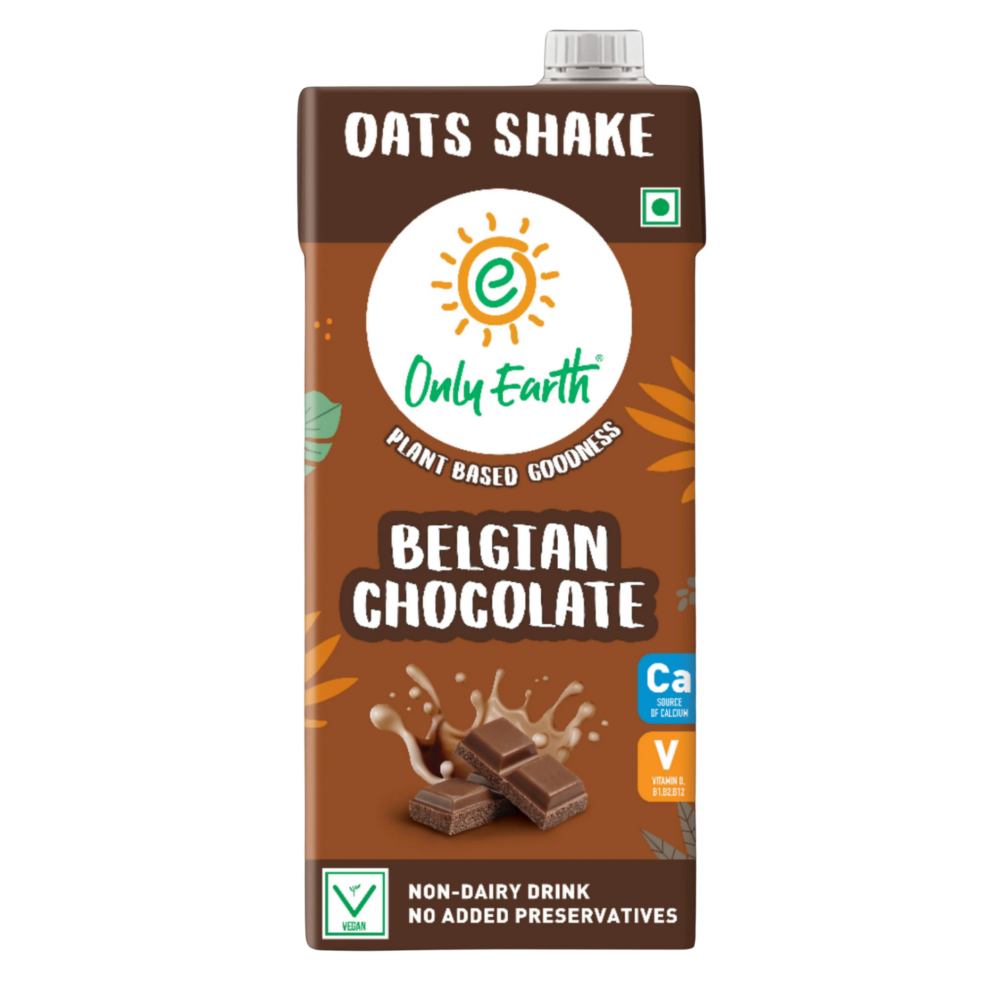 Only Earth Oats Shake Belgian Chocolate 1L