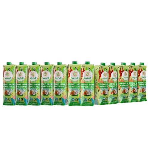 Only Earth Coconut Milk Beverage – Plant-Based, Dairy-Free, No Added Sugar, Low Calorie & Fortified with Calcium & Vitamins