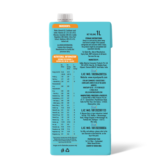 Almond Milk 1L (P12)
