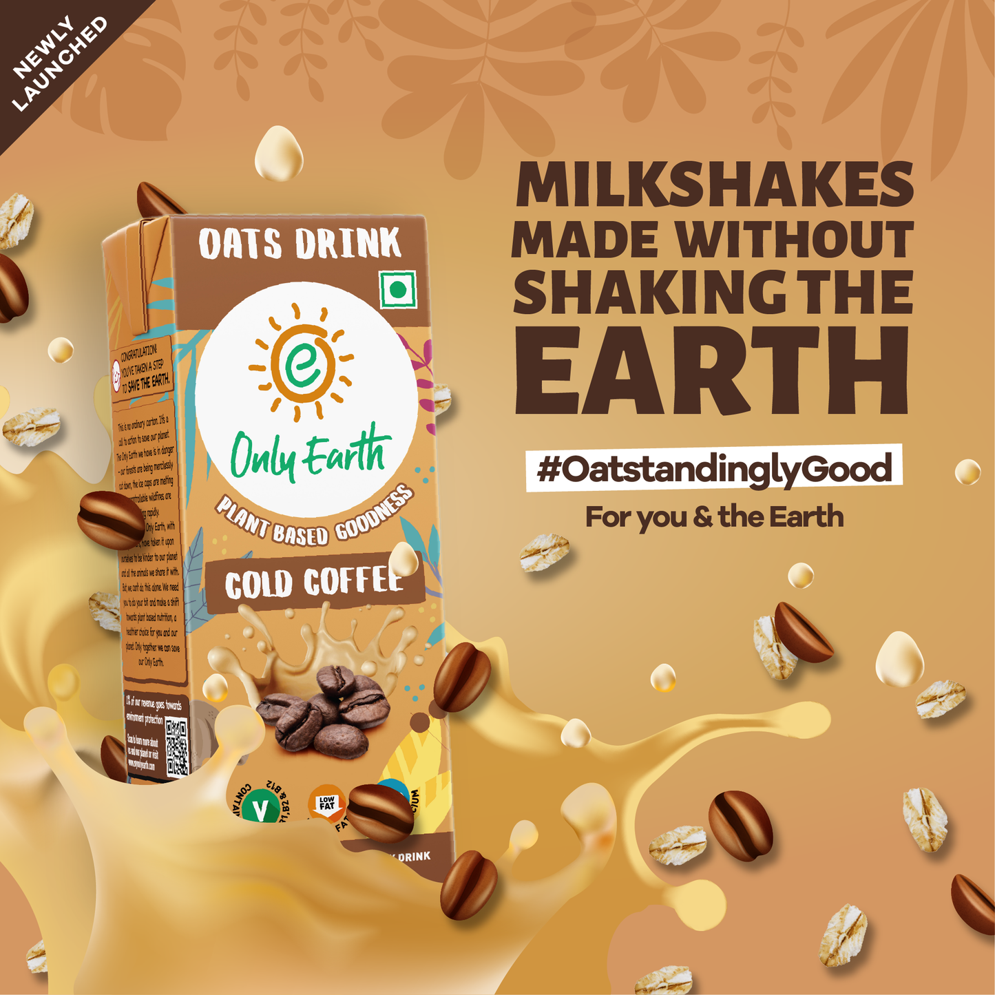 Cold Coffee Oats Shake