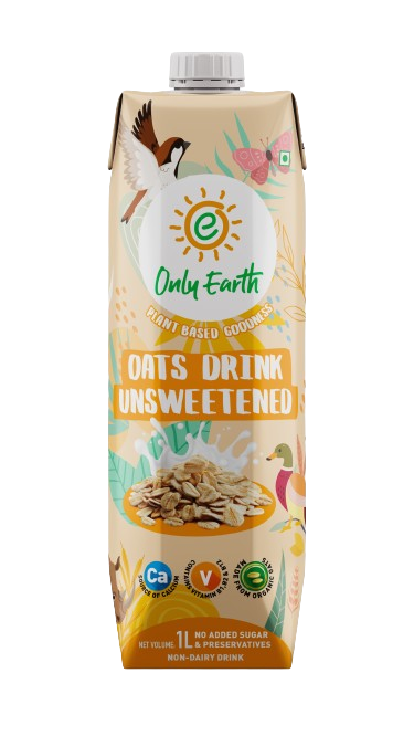 Only Earth Oat Milk β Plant-Based, Lactose-Free, No Added Sugar, Fortified with Calcium & Vitamins