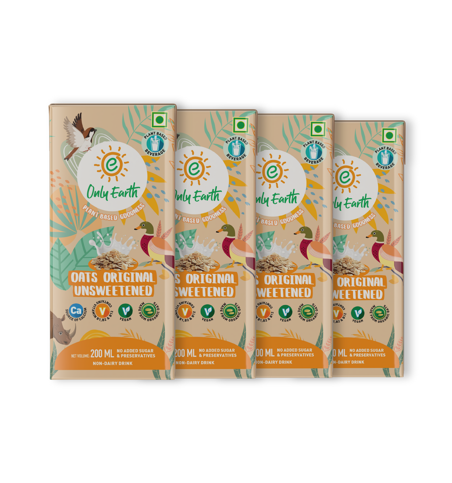 4 Pack of 200ML Oats Milk