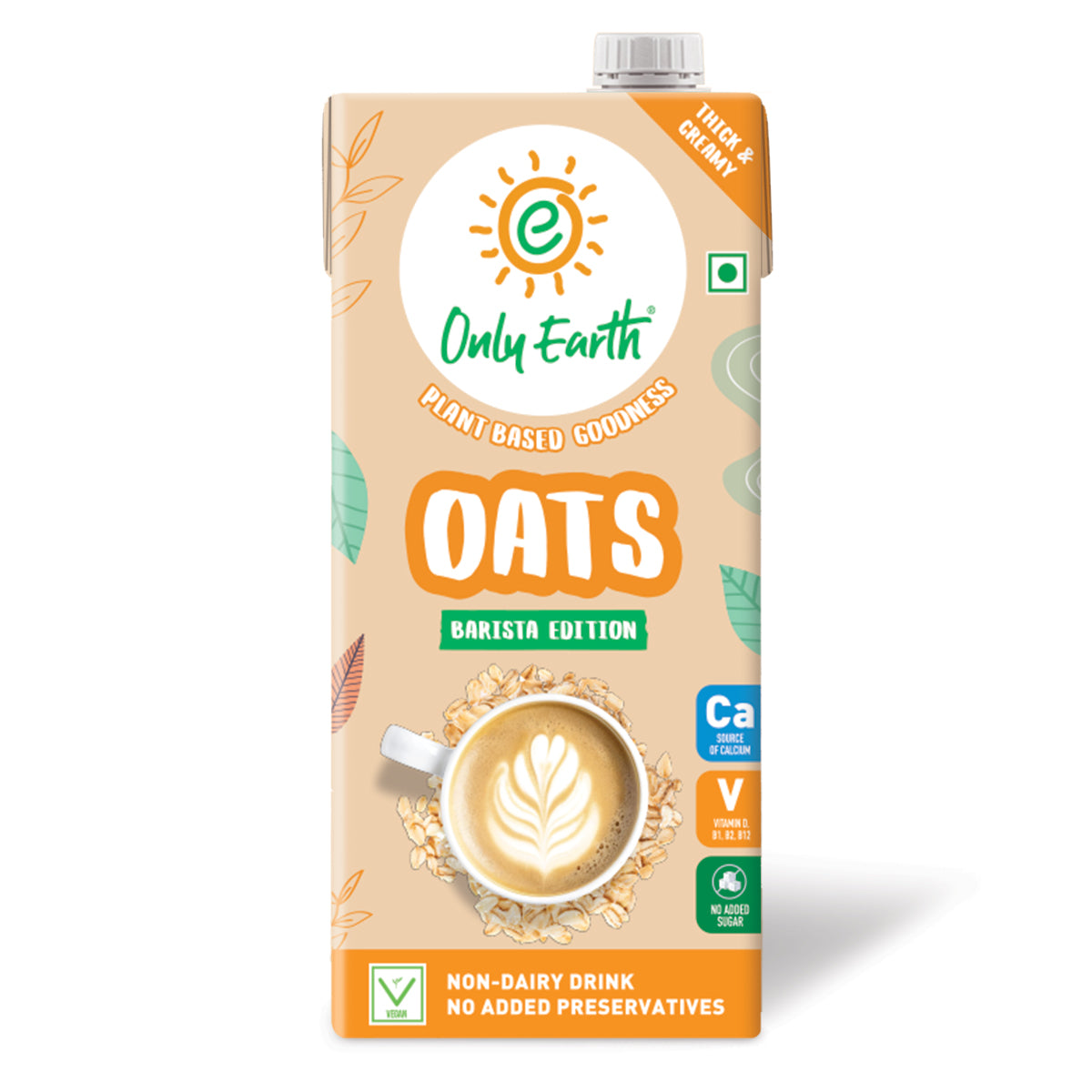 Only Earth Oats Drink Barista Edition Unsweetened Drink  1 Litre