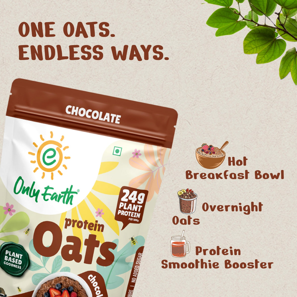 24g Protein Oats - Chocolate 350g (P2)