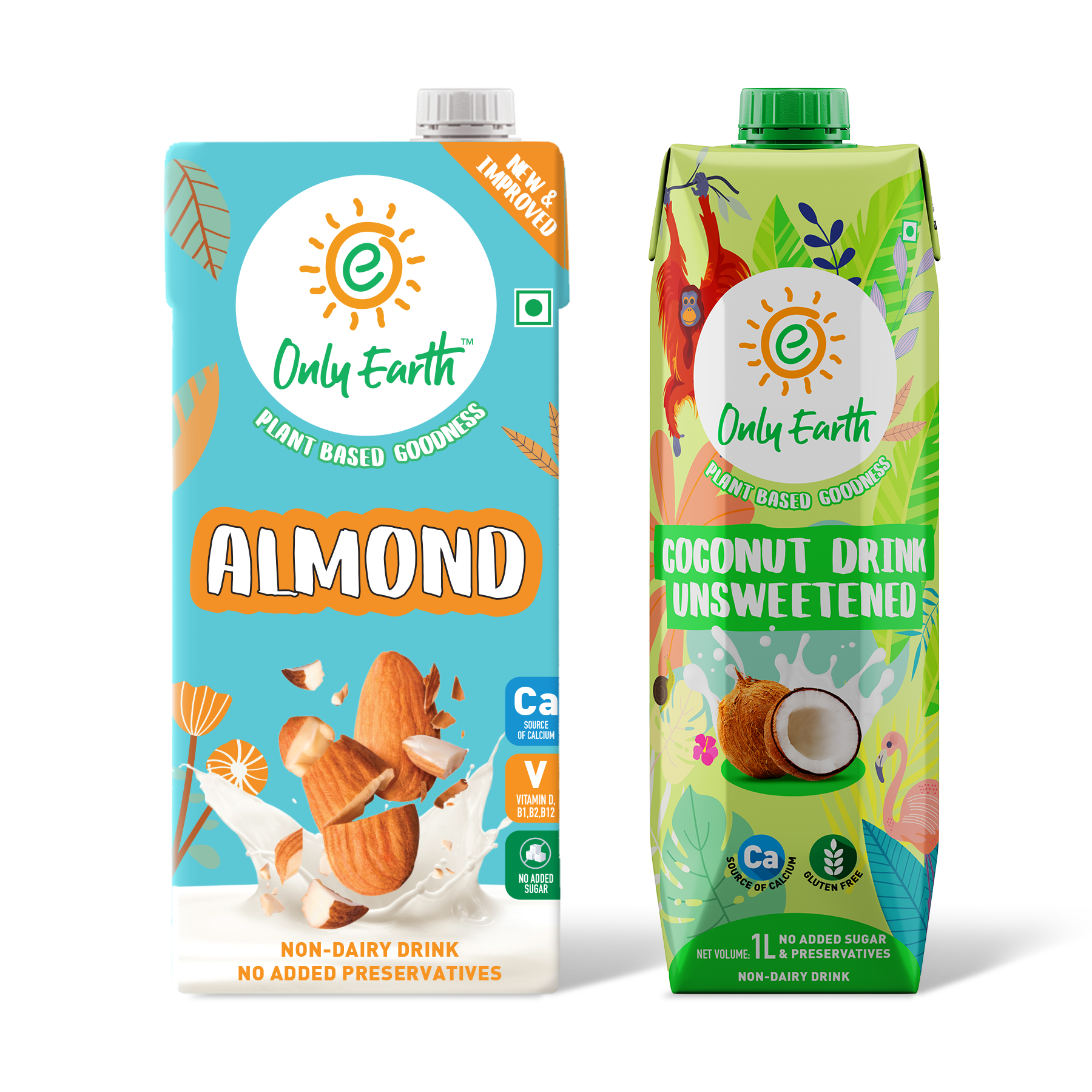 Almond and Coconut 2L Multipack