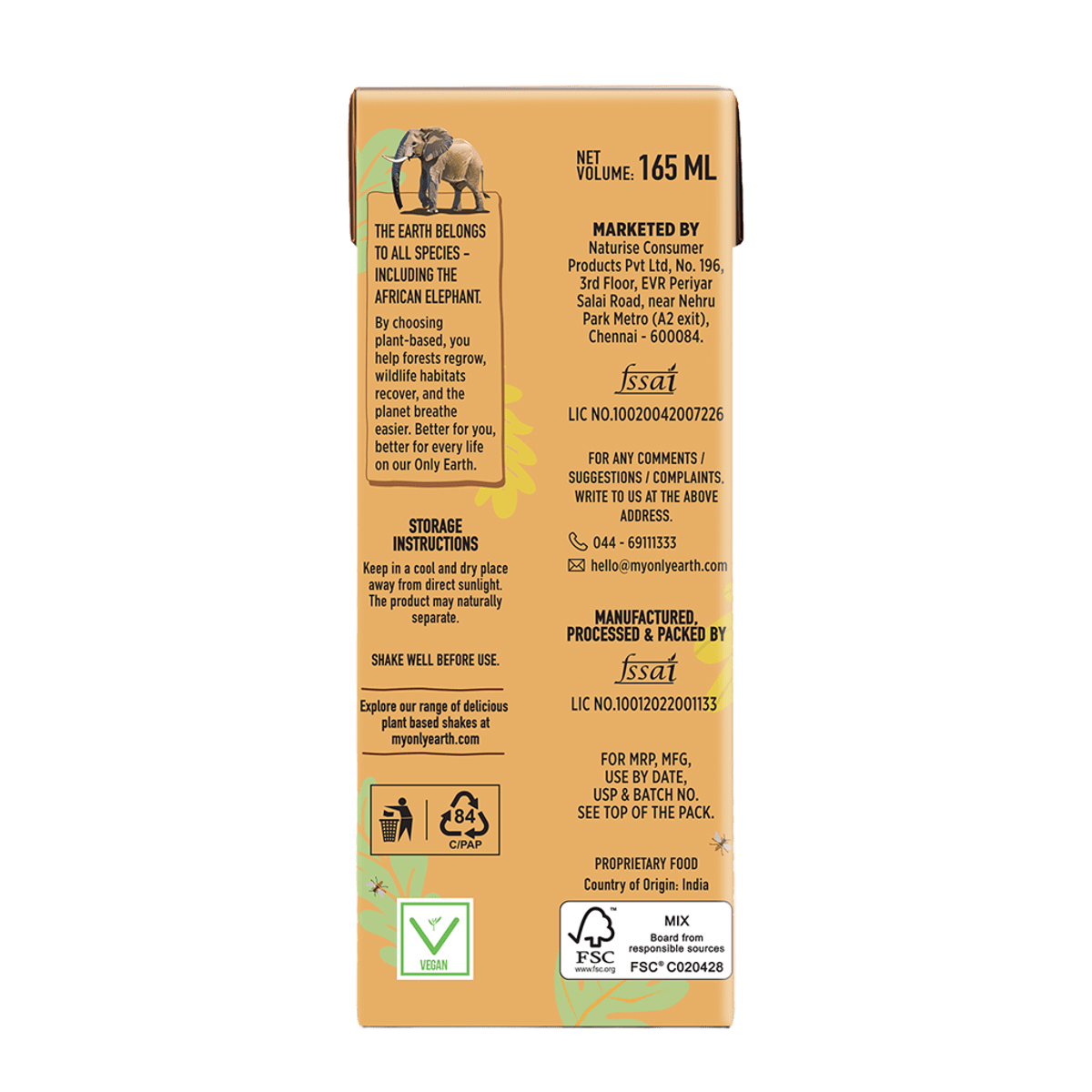 Oats Shake - Cold Coffee 165ml