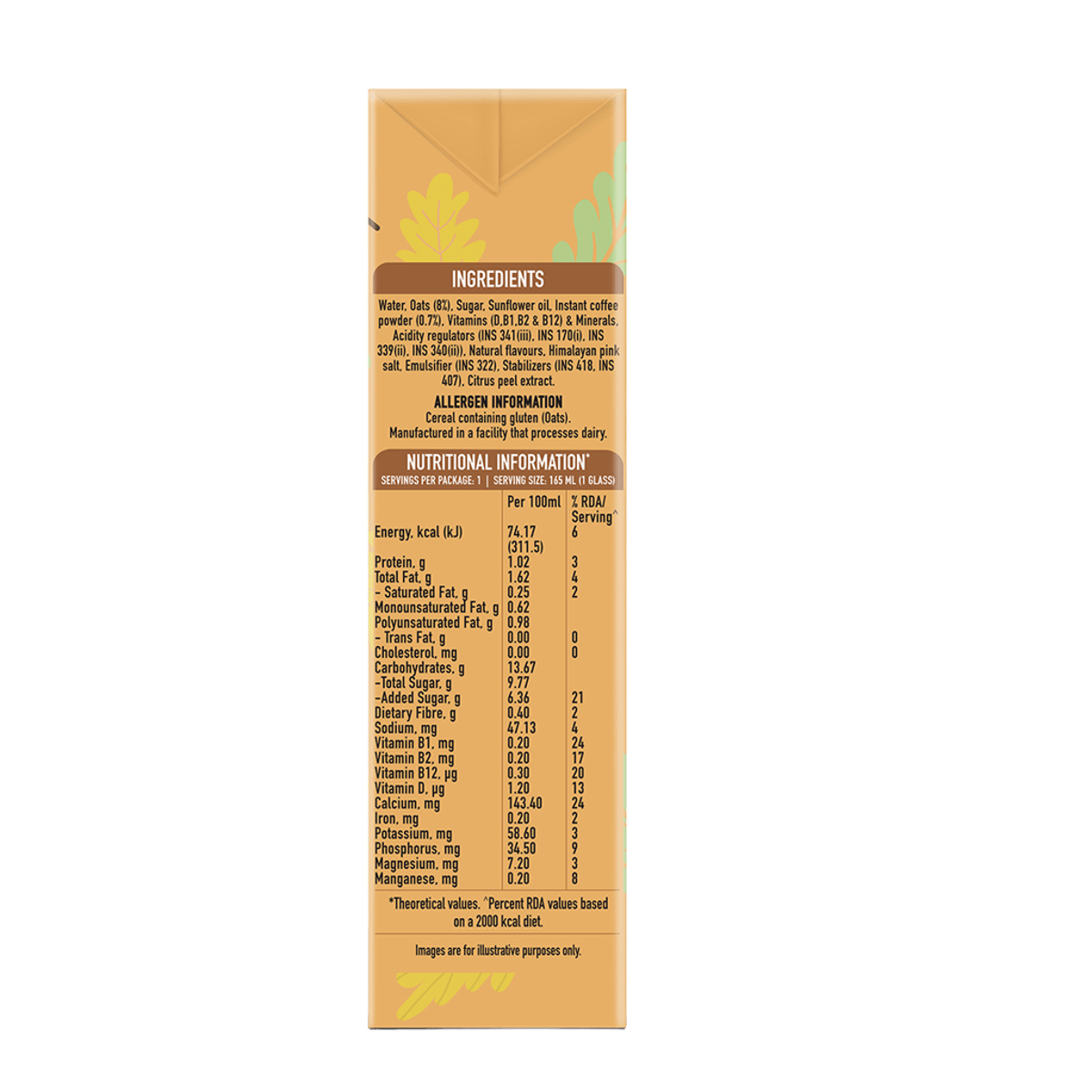 Oats Shake - Cold Coffee 165ml