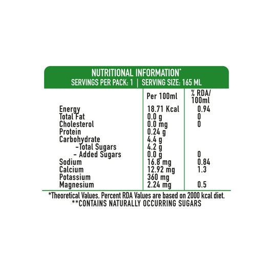 Only Earth Tender Coconut Water 165ML