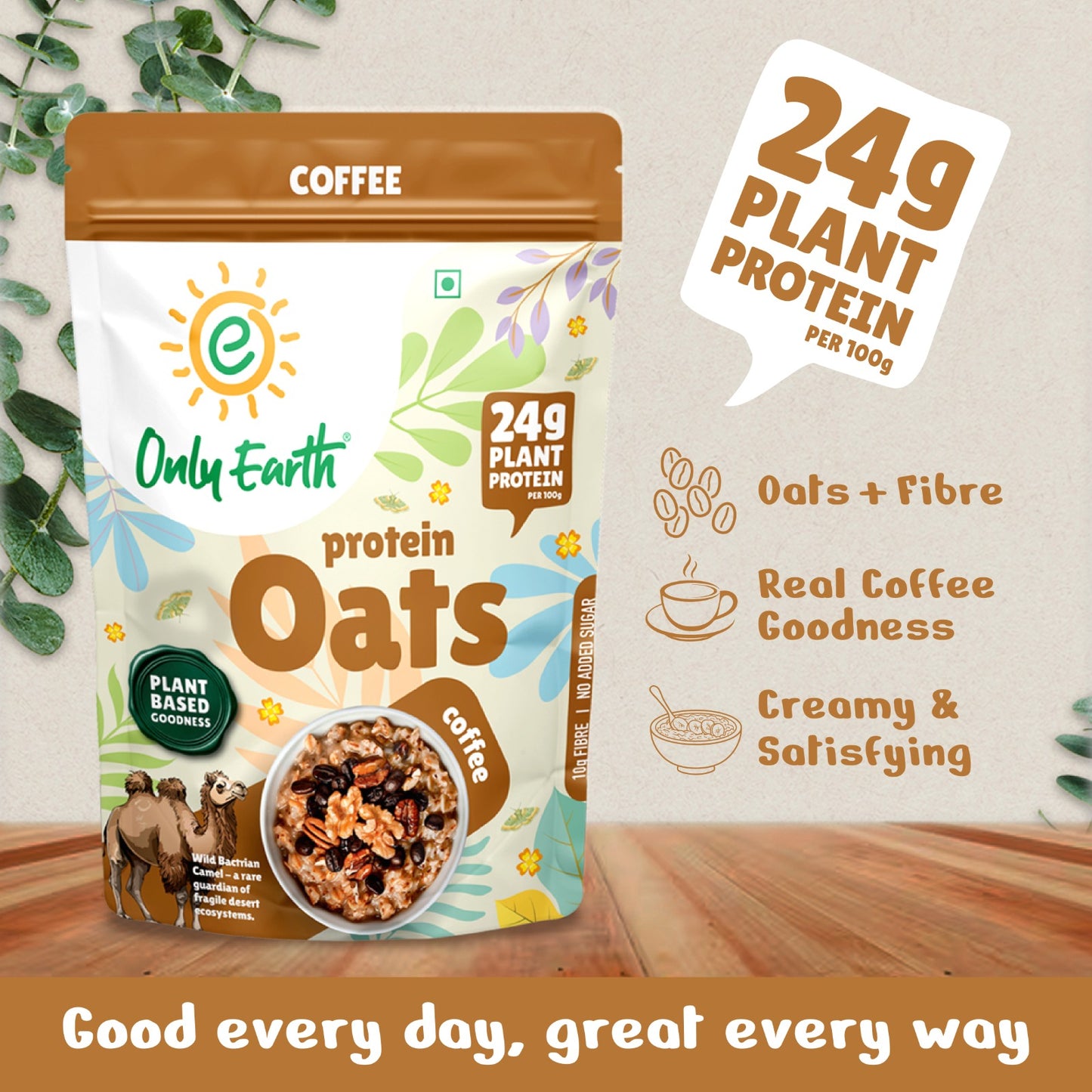 Only Earth Protein Oats Coffee