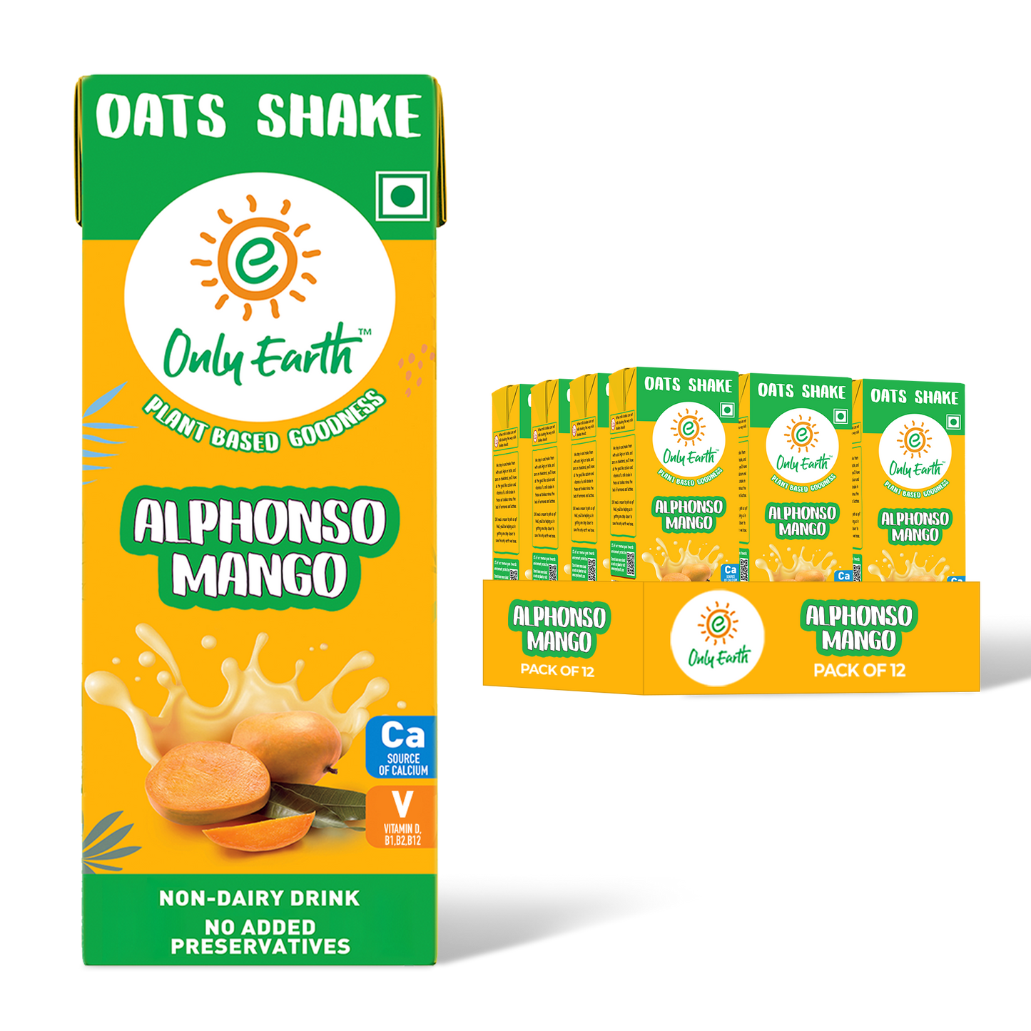 Oats Shake Alphonso Mango