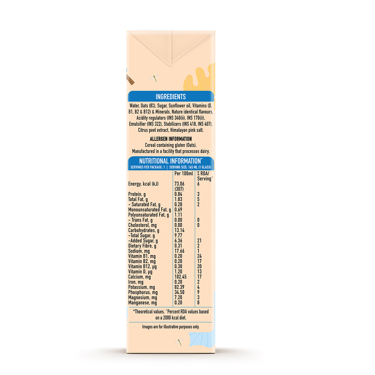 Oats Shake - Vanilla 165ml